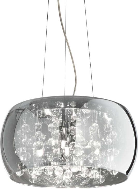 Sospensione-Moderna-Audi-80-Metallo-Fumè-5-Luci-G9-3W-3000K-Luce-Calda