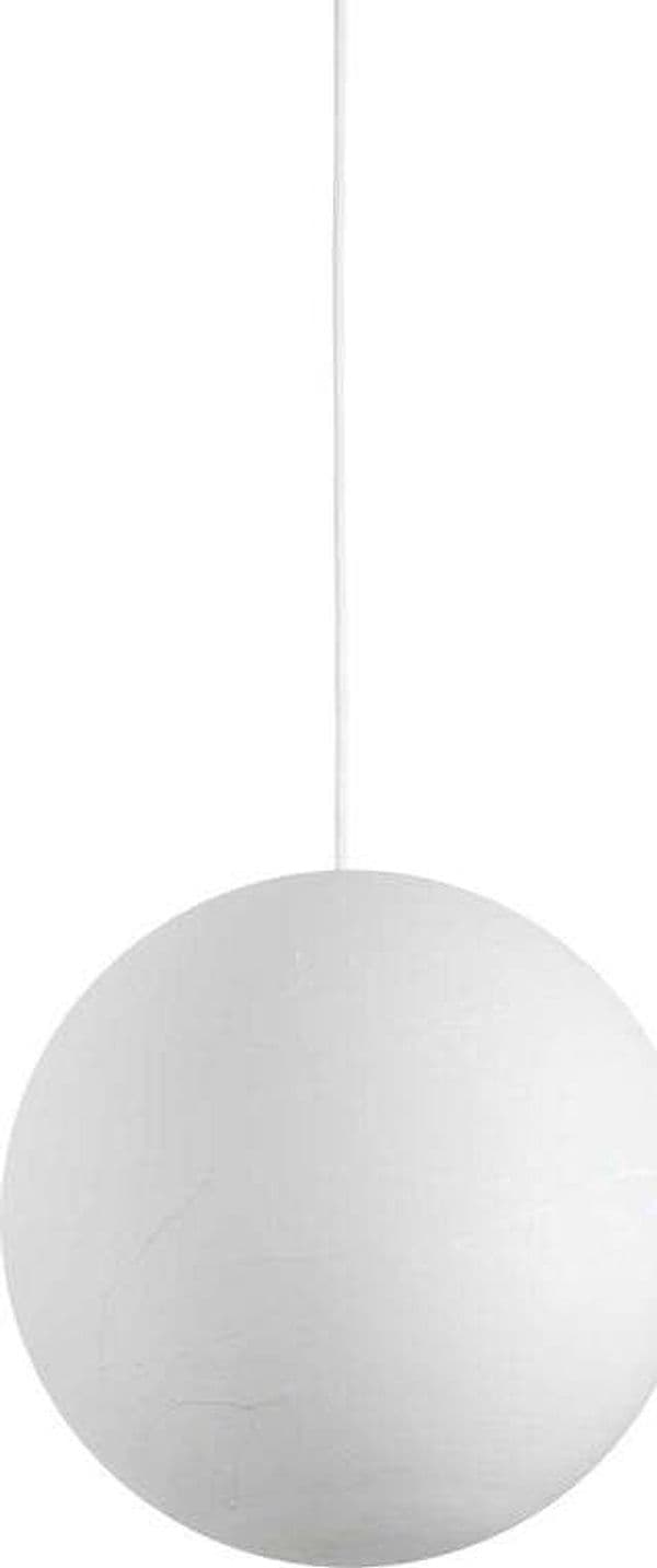 Sospensione-Moderna-Carta-Metallo-Bianco-1-Luce-E27-D40Cm