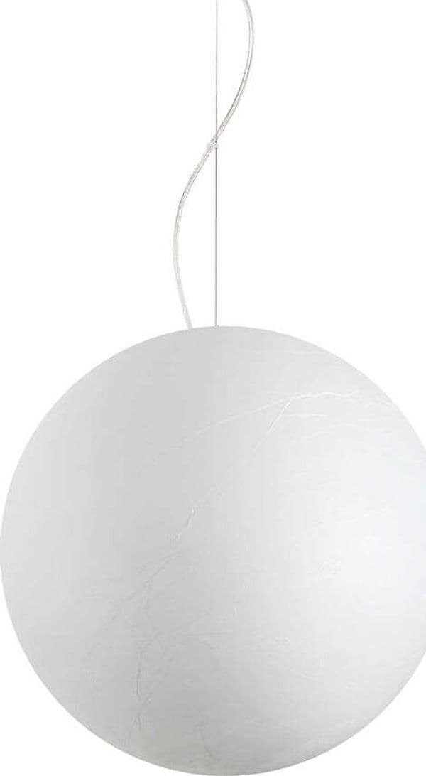 Sospensione-Moderna-Carta-Metallo-Bianco-1-Luce-E27-D50Cm