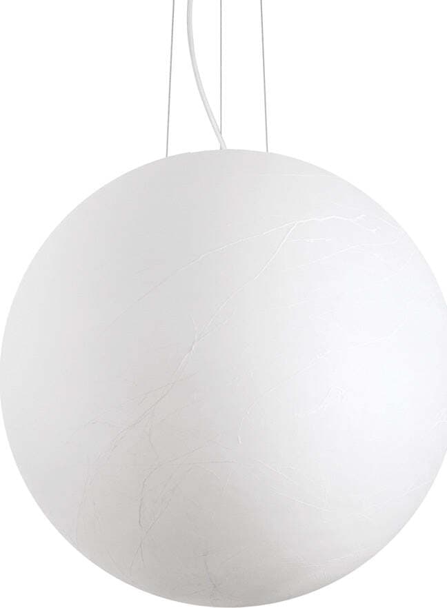 Sospensione-Moderna-Carta-Metallo-Bianco-1-Luce-E27-D60Cm