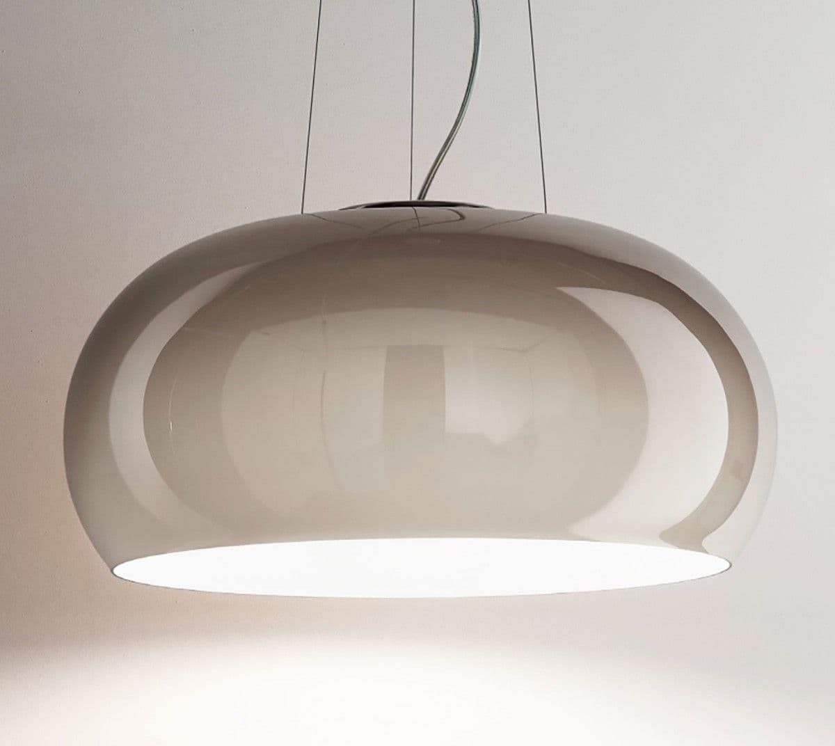 Sospensione-moderna-classica-Due-P-BOWL-2692-S-E27-LED-lampadario-vetro
