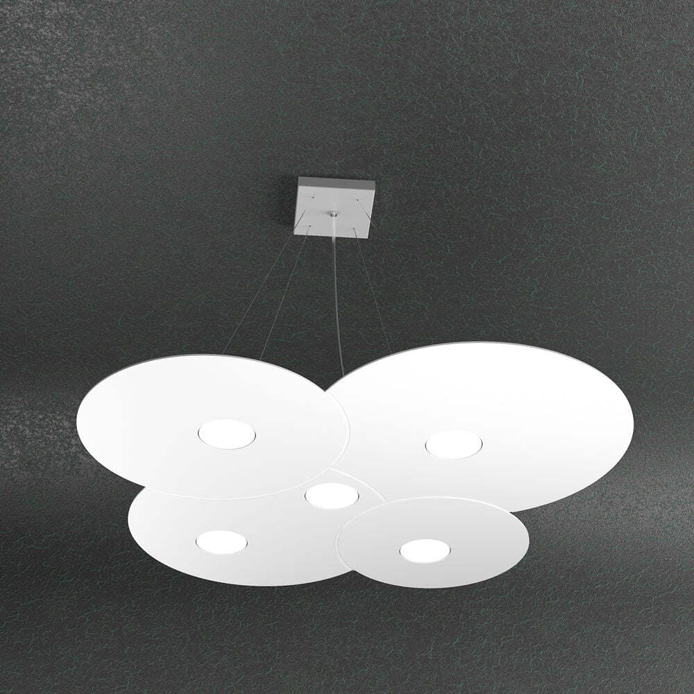 Sospensione-Moderna-Cloud-Metallo-Bianco-5-Luci-Gx53
