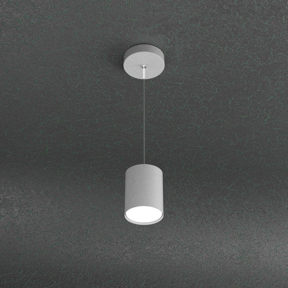 Sospensione-Moderna-Cloud-Metallo-Grigio-1-Luce-Gx53-10Cm
