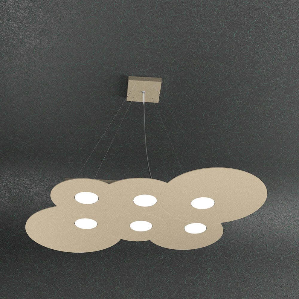 Sospensione-Moderna-Cloud-Metallo-Sabbia-6-Luci-Gx53