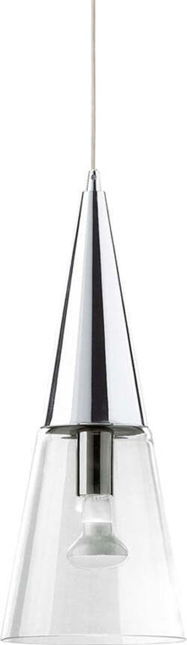 Sospensione-Moderna-Cono-Metallo-Cromo-1-Luce-E14