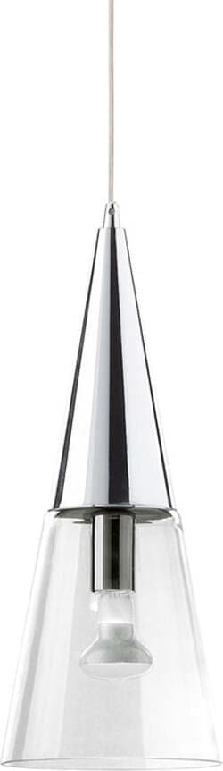 Sospensione-Moderna-Cono-Metallo-Cromo-1-Luce-E14