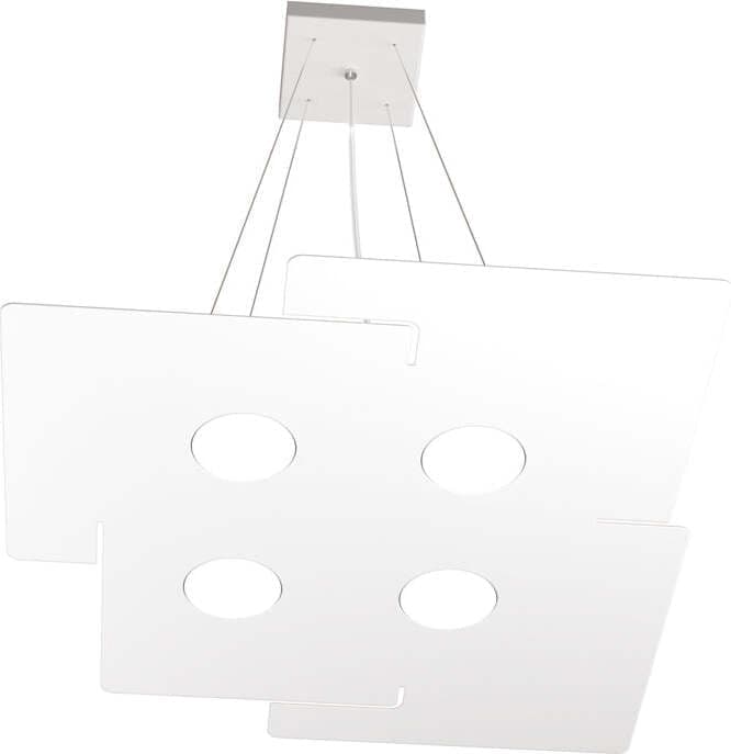 Sospensione-Moderna-Echo-Metallo-Bianco-4-Luci-Gx53