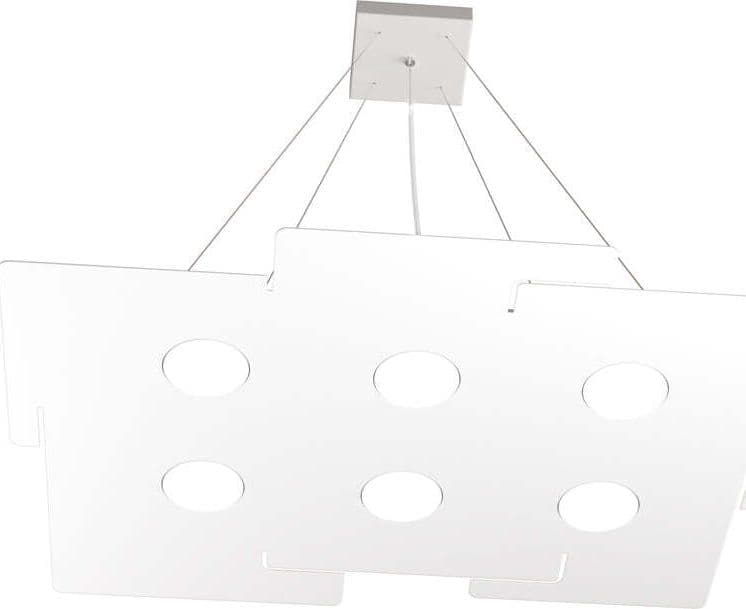Sospensione-Moderna-Echo-Metallo-Bianco-6-Luci-Gx53