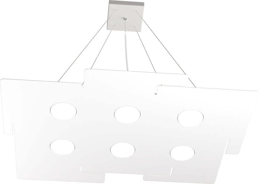 Sospensione-Moderna-Echo-Metallo-Bianco-6-Luci-Gx53