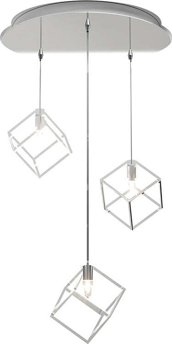 Sospensione-Moderna-Frame-Metallo-Cromo-3-Luci-G9