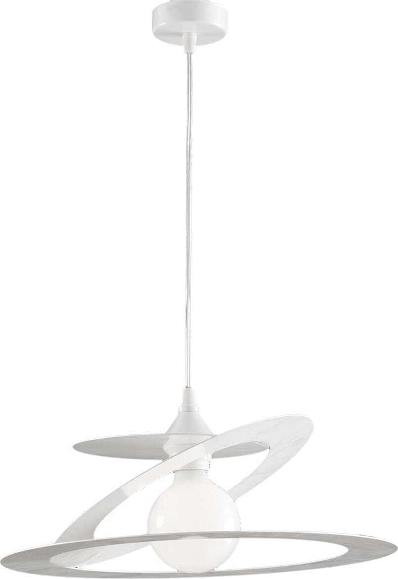 Sospensione-Moderna-Geko-1-Luce-Ferro-Taglio-Laser-Bianco