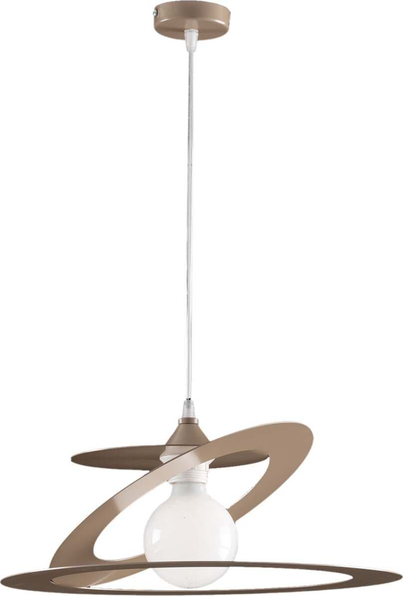Sospensione-Moderna-Geko-1-Luce-Ferro-Taglio-Laser-Tortora