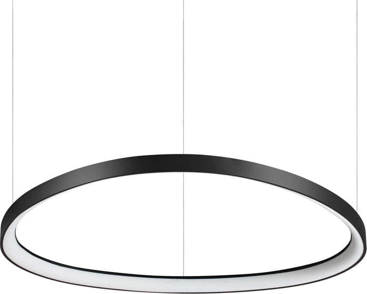 Sospensione-Moderna-Gemini-Metallo-Nero-Led-60W-3000K-Luce-Calda