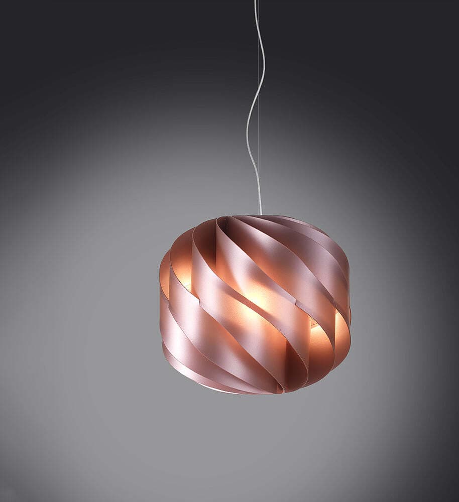 Sospensione-Moderna-Globe-1-Luce-In-Polilux-Rosa-Metallico-D40-Made-In-Italy