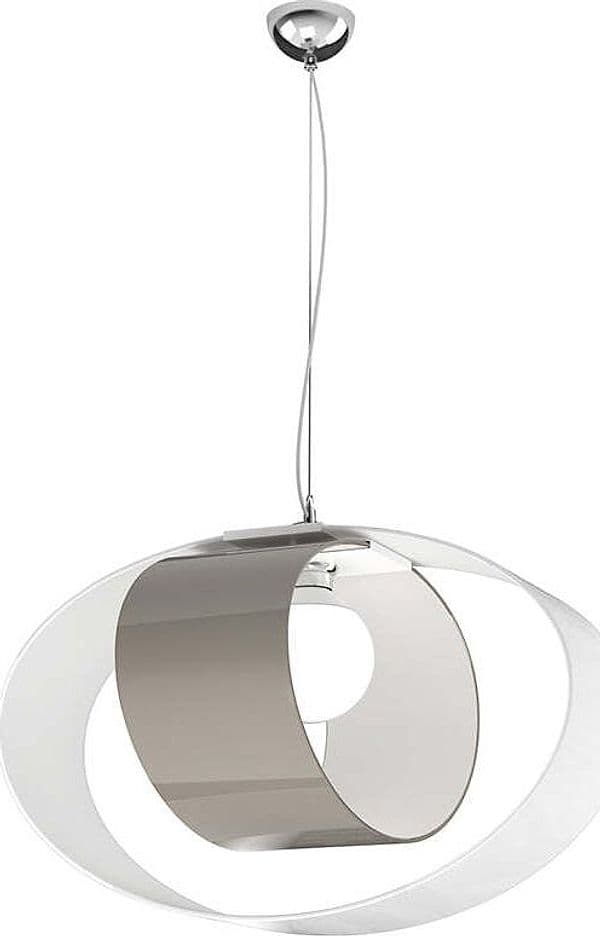Sospensione-Moderna-Lap-Metallo-Bianco-E-Vetro-Tortora-1-Luce-E27-52Cm