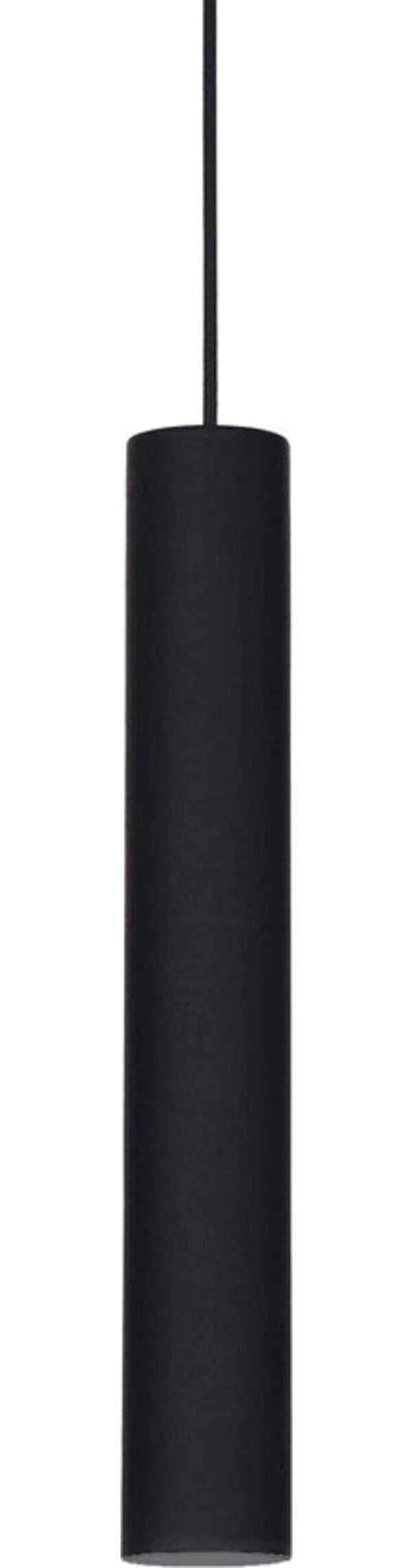 Sospensione-Moderna-Look-Metallo-Nero-1-Luce-Gu10-7W-3000K-Luce-Calda