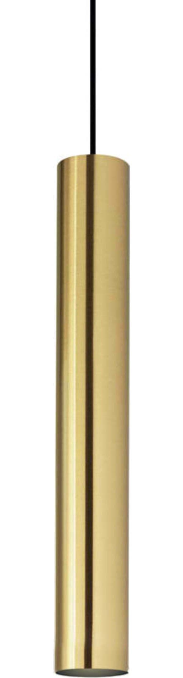 Sospensione-Moderna-Look-Metallo-Ottone-1-Luce-Gu10-7W-3000K-Luce-Calda