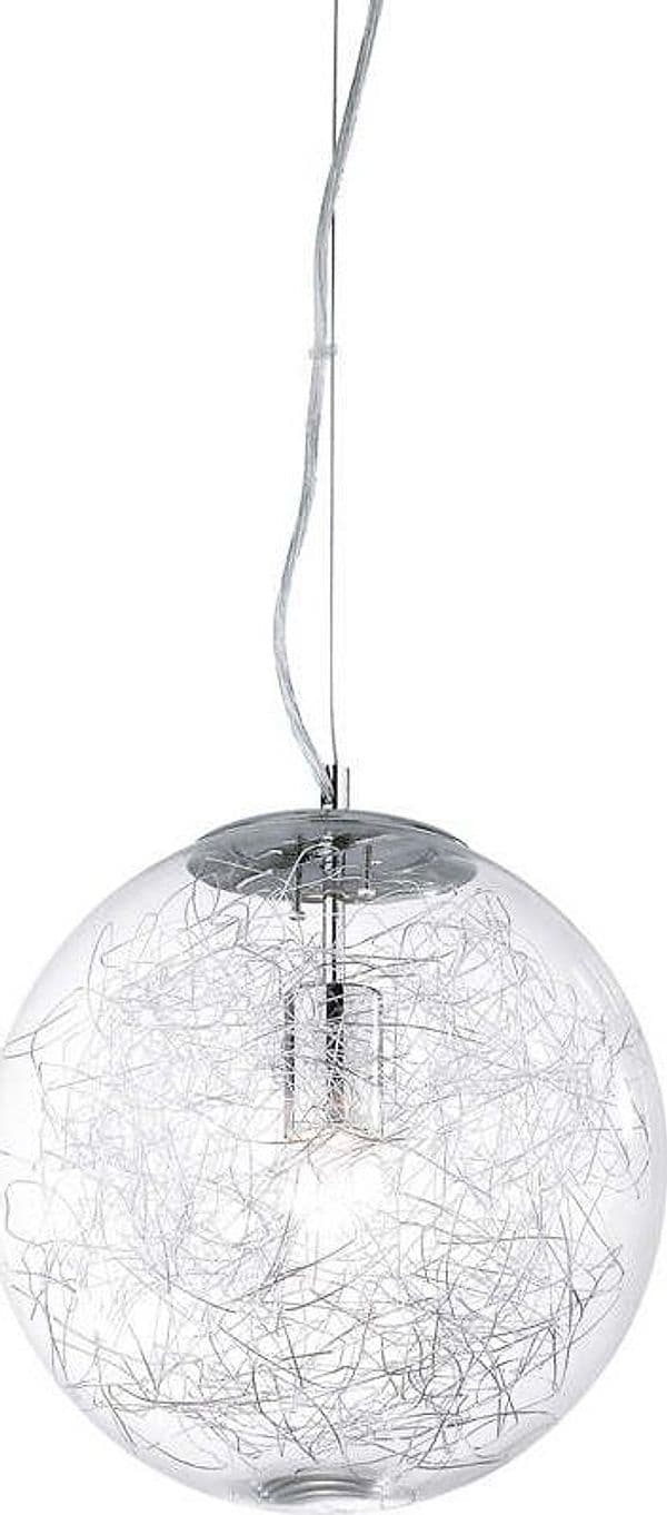 Sospensione-Moderna-Mapa-Vetro-Cromo-1-Luce-E27-D30Cm