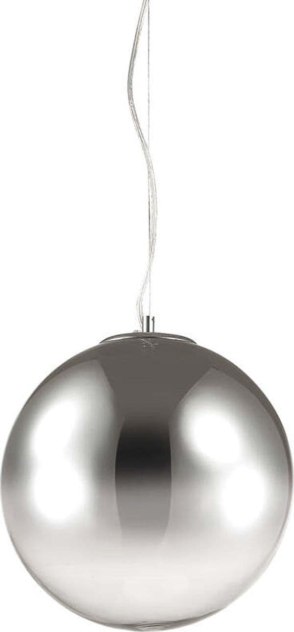 Sospensione-Moderna-Mapa-Vetro-Cromo-Sfumato-1-Luce-E27-D40Cm