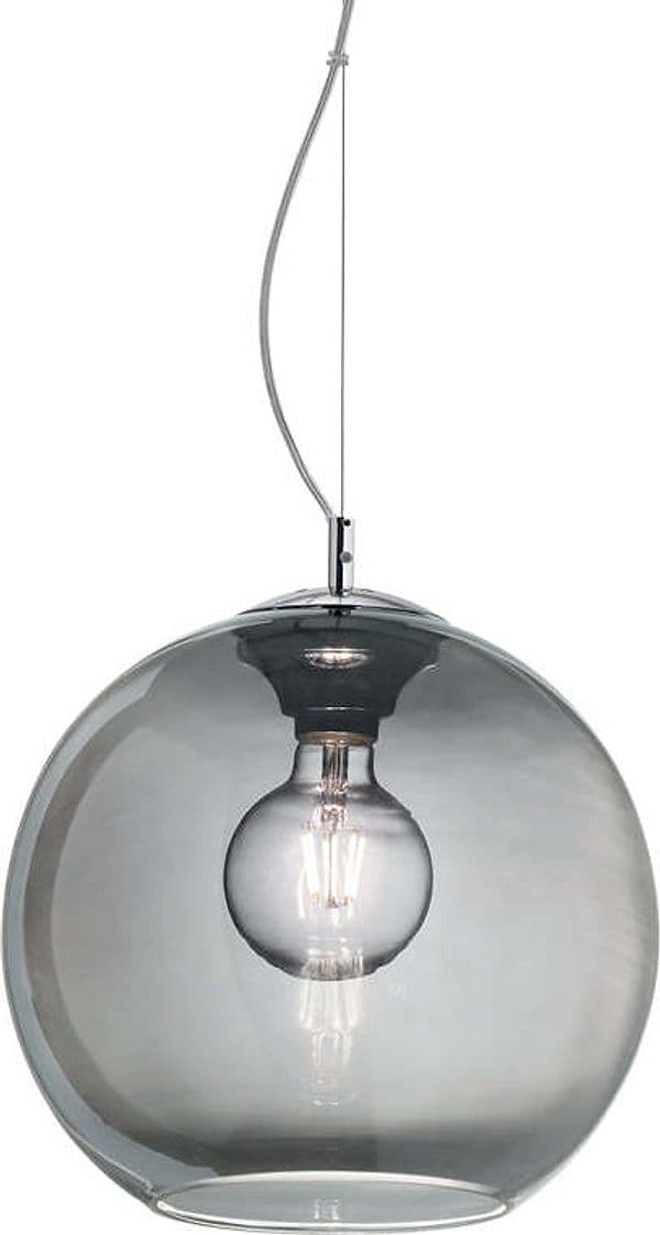 Sospensione-Moderna-Nemo-Metallo-Fumè-1-Luce-E27-D20Cm
