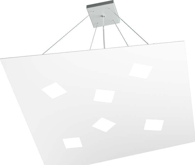 Sospensione-Moderna-Note-Metallo-Bianco-6-Luci-Gx53