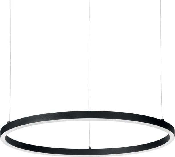 Sospensione-Moderna-Oracle-Alluminio-Materie-Plastiche-Nero-Led-32W-3000K