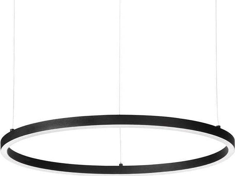 Sospensione-Moderna-Oracle-Alluminio-Materie-Plastiche-Nero-Led-32W-4000K