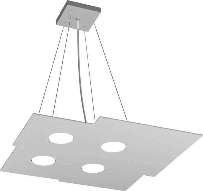 Sospensione-Moderna-Plate-Metallo-Grigio-4-Luci-Gx53