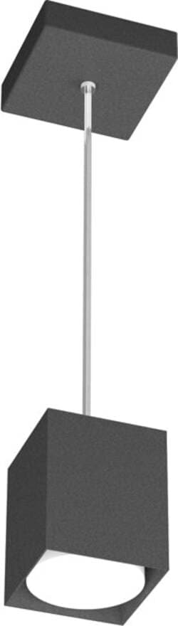 Sospensione-Moderna-Plate-Metallo-Grigio-Antracite-1-Luce-Gx53-10Cm