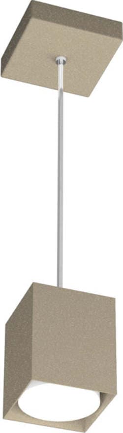 Sospensione-Moderna-Plate-Metallo-Sabbia-1-Luce-Gx53-10Cm