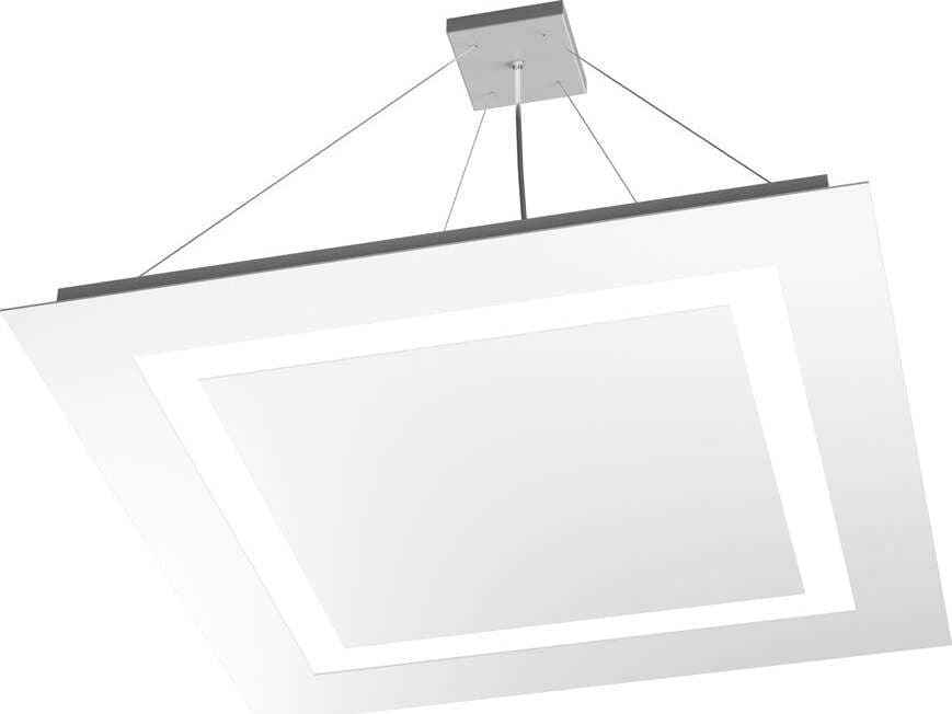 Sospensione-Moderna-Quadrata-Carpet-Metallo-Bianco-4-Luci-2G11-70Cm