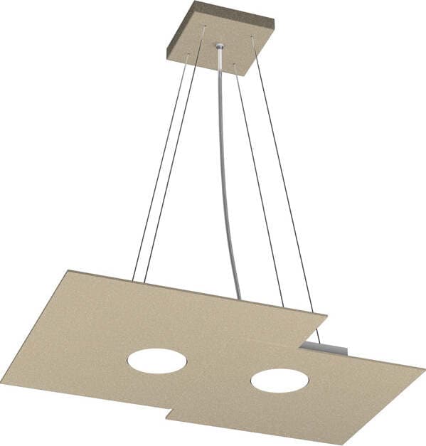 Sospensione-Moderna-Rettangolare-Plate-Metallo-Sabbia-2-Luci-Gx53