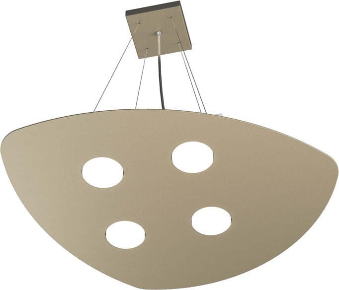 Sospensione-Moderna-Shape-Metallo-Sabbia-4-Luci-Gx53