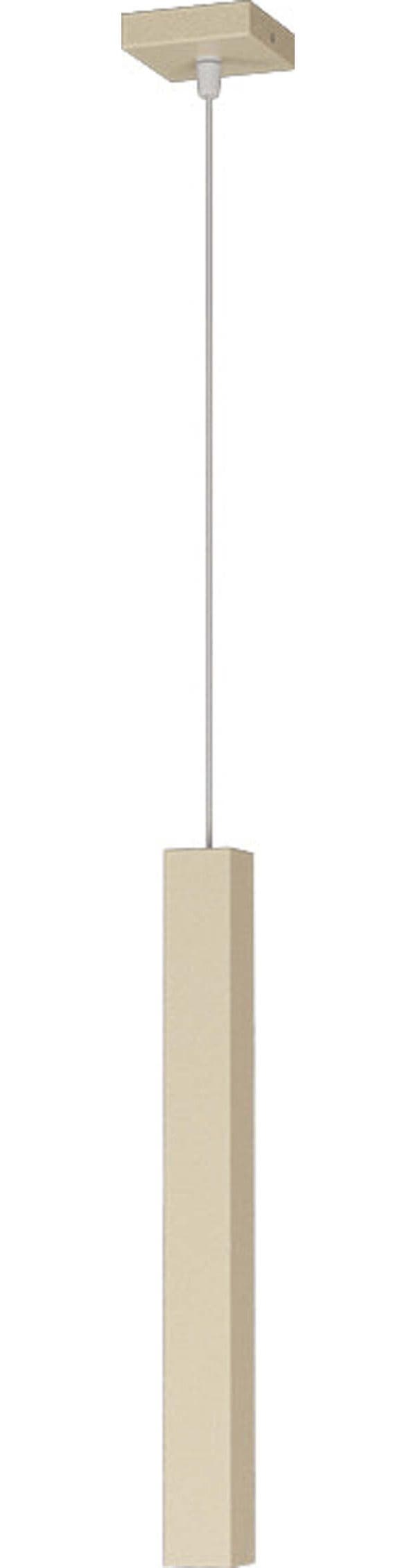 Sospensione-Moderna-Square-Tube-Metallo-Sabbia-1-Luce-Gu10