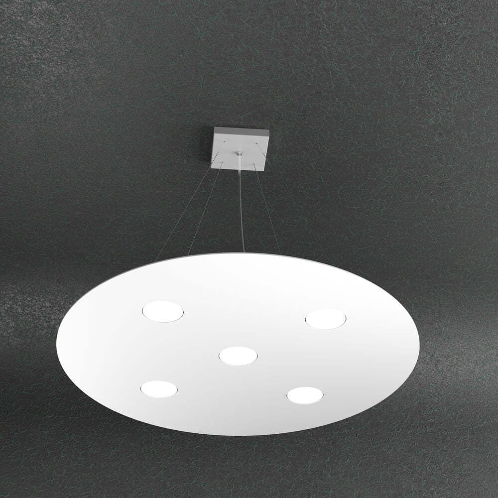 Sospensione-Moderna-Tonda-Cloud-Metallo-Bianco-5-Luci-Gx53