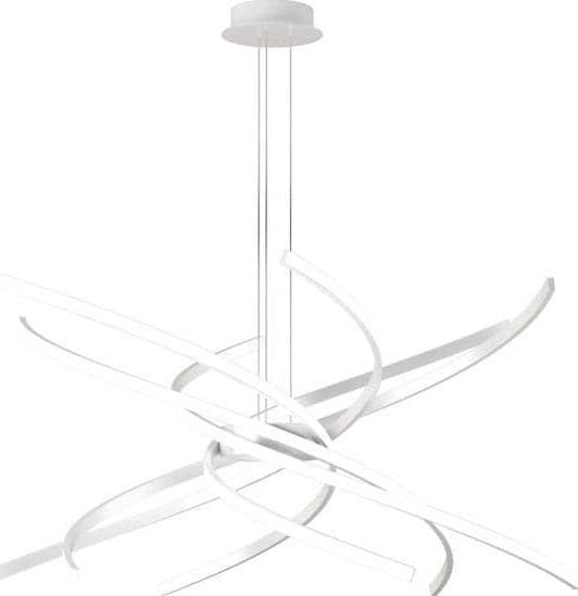 Sospensione-Moderna-Tornado-Alluminio-Bianco-Led-69W-D.80Cm-Luce-Calda