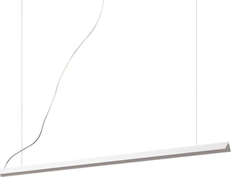 Sospensione-Moderna-V-Line-Metallo-Bianco-Led-20W-3000K-Luce-Calda