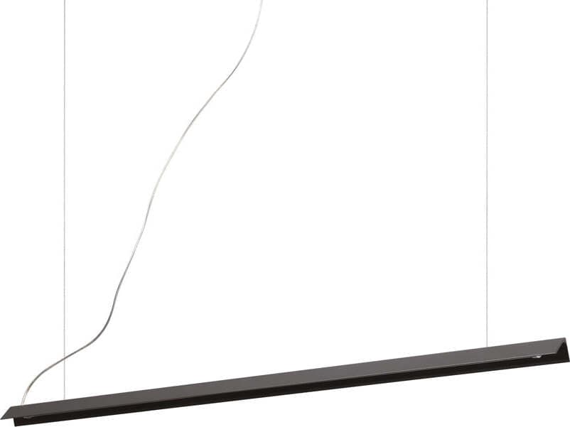 Sospensione-Moderna-V-Line-Metallo-Nero-Led-20W-3000K-Luce-Calda