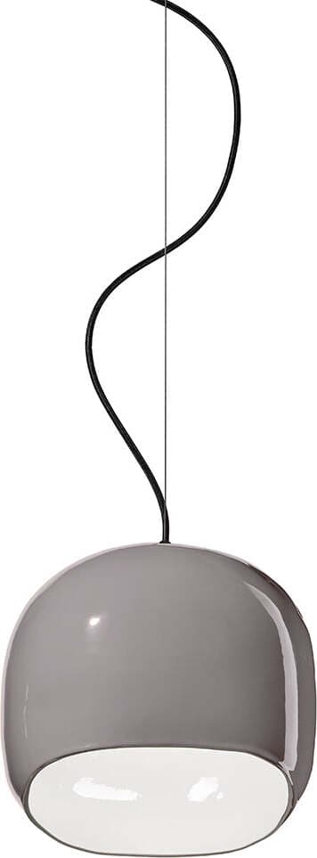 Sospensione-Piccola-Vintage-Decò-Ayrton-Ceramica-Grigio-1-Luce-E27