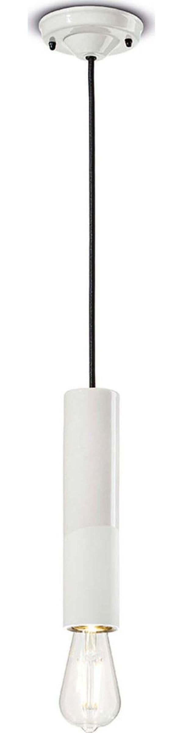 Sospensione-Piccola-Vintage-Decò-Pi-Ceramica-Bianco-Grezzo-1-Luce-E27
