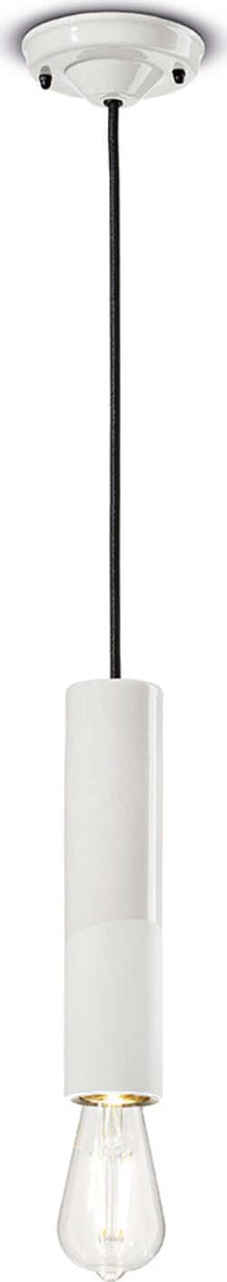 Sospensione-Piccola-Vintage-Decò-Pi-Ceramica-Bianco-Grezzo-1-Luce-E27