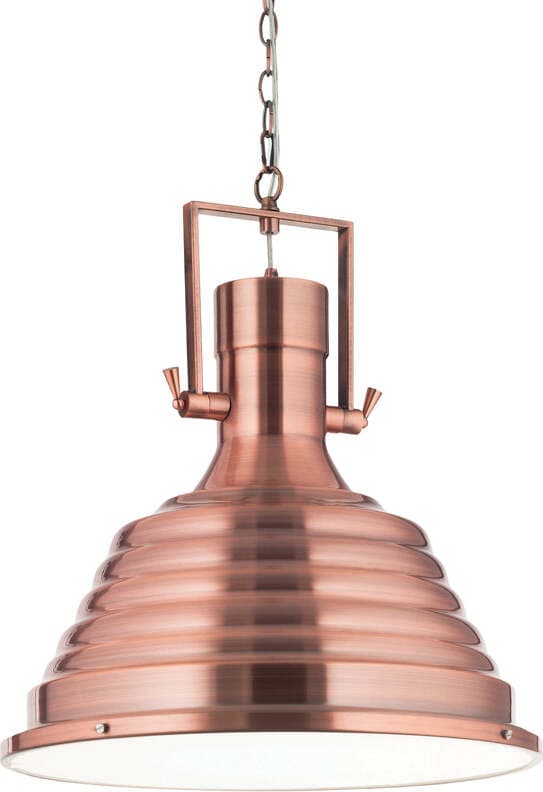Sospensione-Rustica-Country-Fisherman-Metallo-Rame-1-Luce-E27