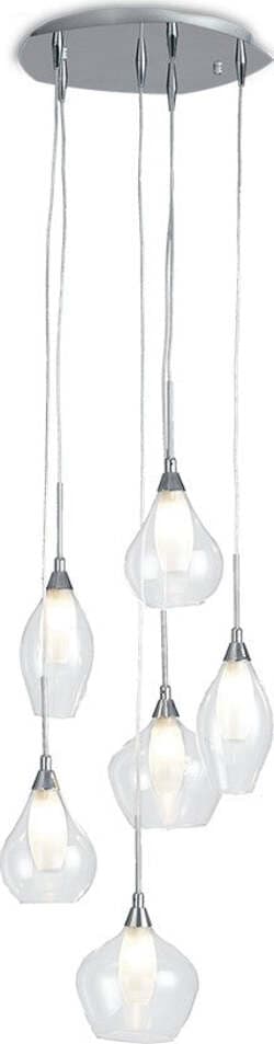 Sospensione Skyline Trasparente 6Xg9 42X22,5Cm Illuminazione/Illuminazione per interni/Lampadari lampade a sospensione e plafoniere/Lampade a sospensione Led Mall Home - Napoli, Commerciovirtuoso.it