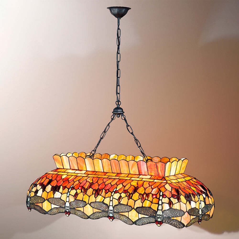 Sospensione-Tiffany-In-Vetro-Multicolor-Con-Catena-D.25-Cm