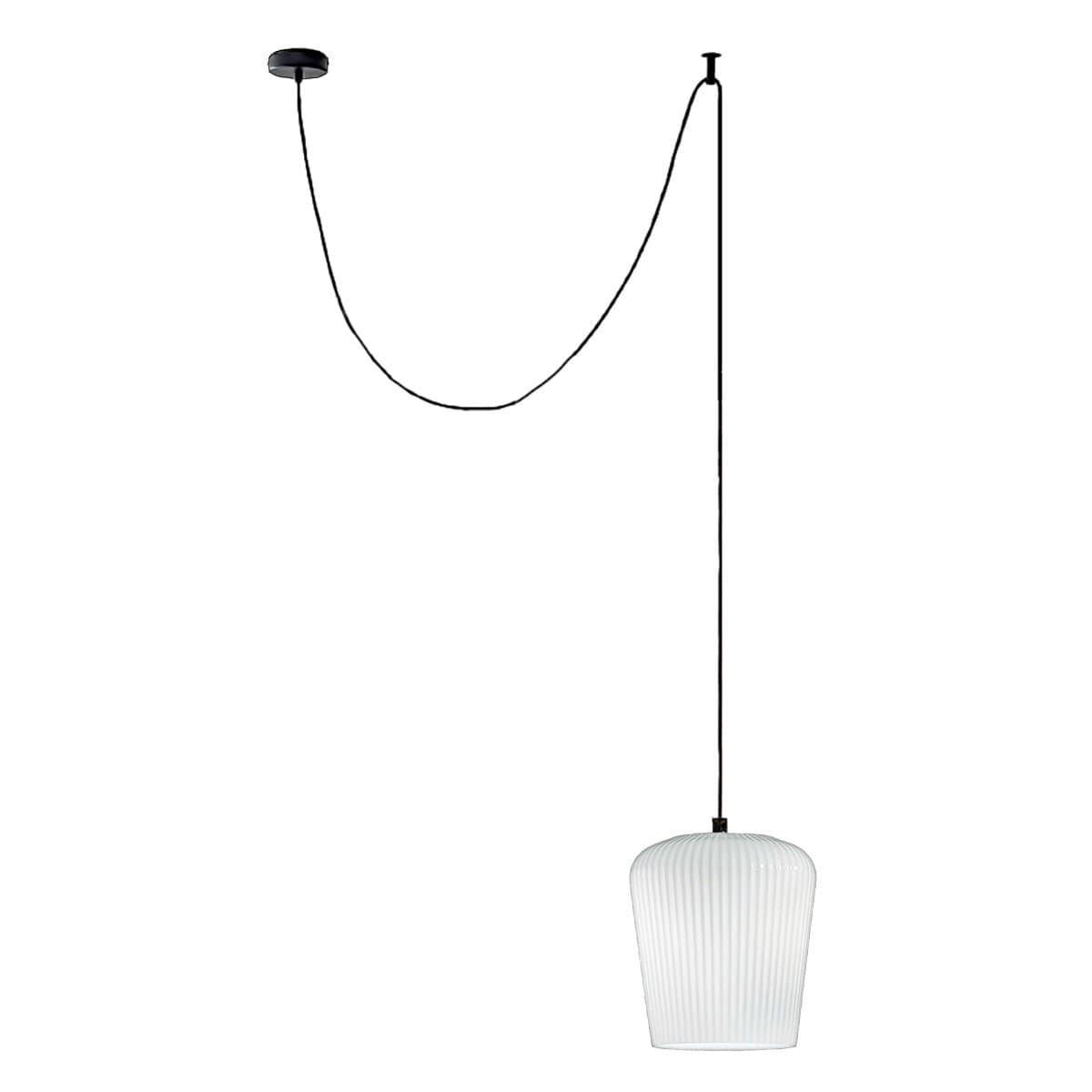 Sospensione-vetro-bianco-Gea-Luce-NUMA-DEC-E27-LED-lampada-soffitto-decentramento-classica