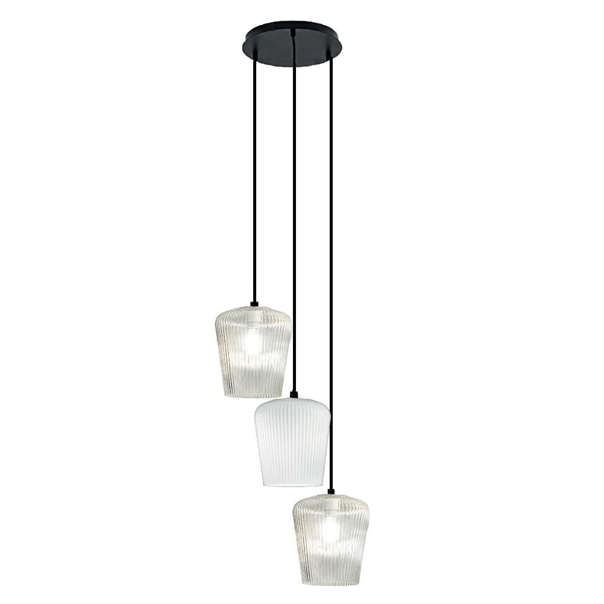 Sospensione-vetro-bianco-trasparente-Gea-Luce-NUMA-BT3-E27-LED-lampada-soffitto-decentramento-moderna