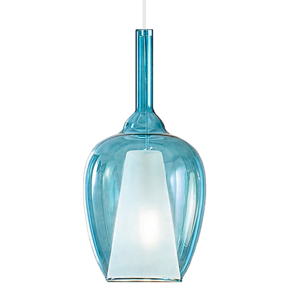 Sospensione-vetro-blu-trasparente-Gea-Luce-OFELIA-S10-E27-LED-lampada-soffitto