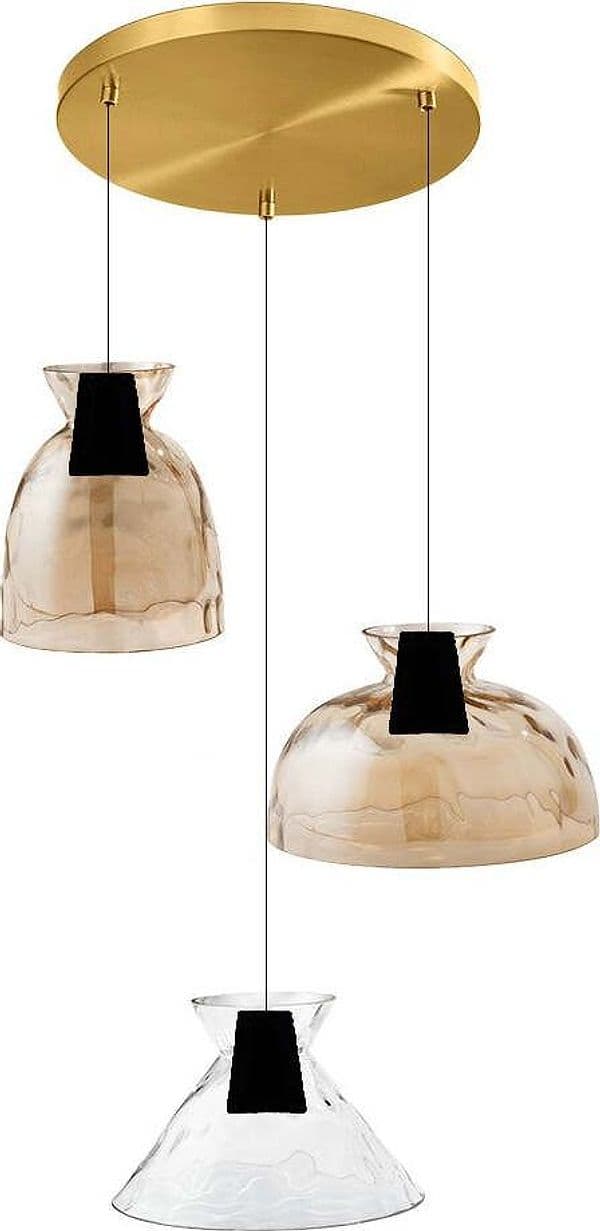 Sospensione-vetro-soffiato-Perenz-NECK-S3-E27-LED-lampada-soffitto-classica-ambra-trasparente