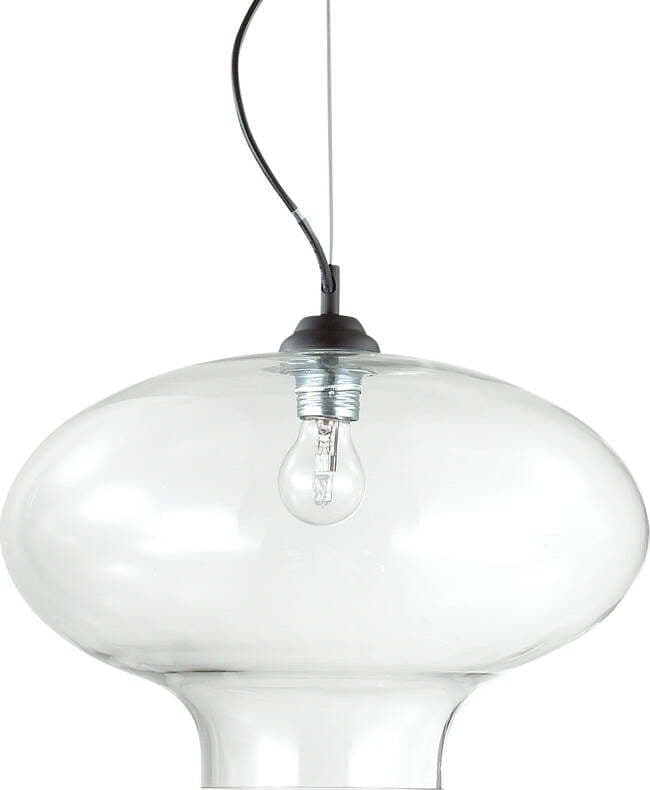 Sospensione-Vintage-Decò-Bistro'-Metallo-Trasp.-1-Luce-E27-D40