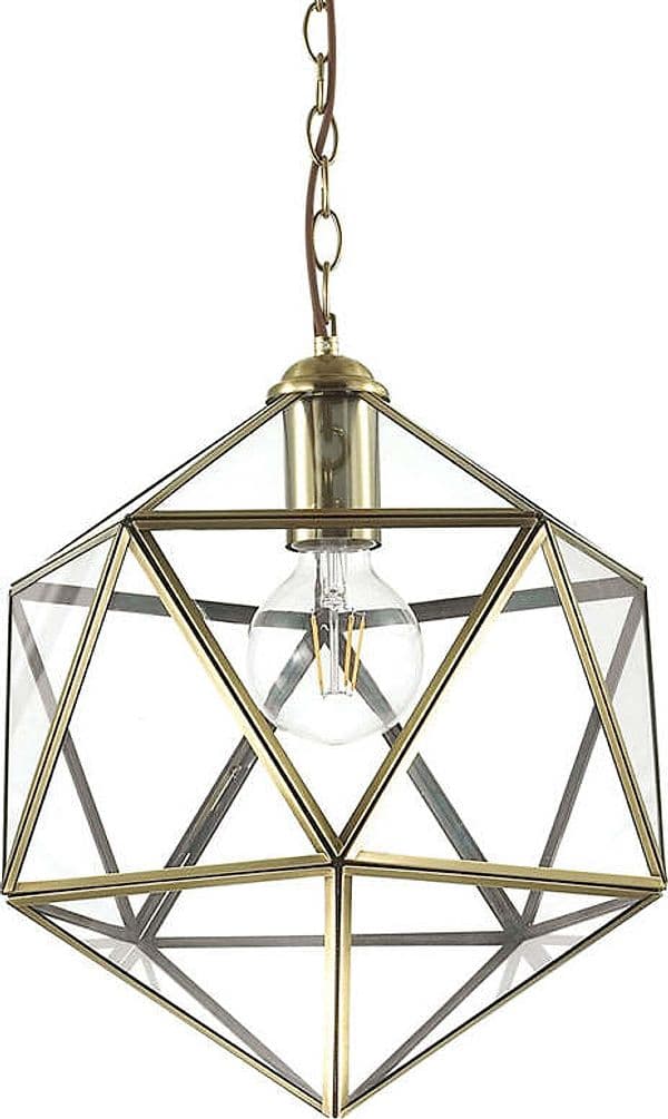 Sospensione-Vintage-Decò-Deca-Metallo-Ottone-Brunito-1-Luce-E27-Big